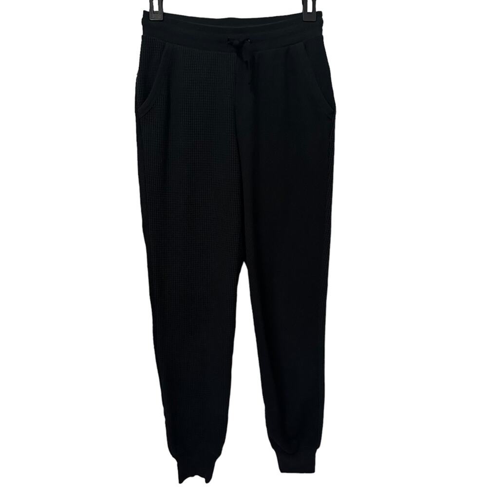 Nike Yoga Luxe Dri-Fit Joggers size XS Black Thermal Pattern